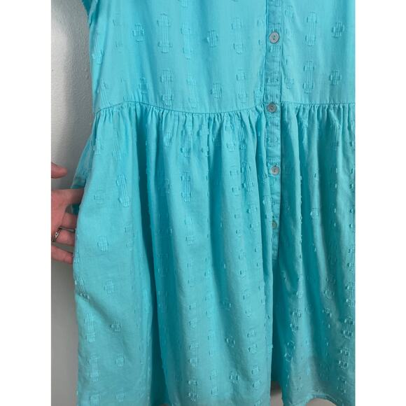 Sundance Sienna Breeze Dress Turquoise Large Boho Rodeo Casual Vacation - Picture 7 of 11